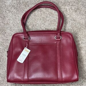 Talbots Burgundy Shoulder Bag